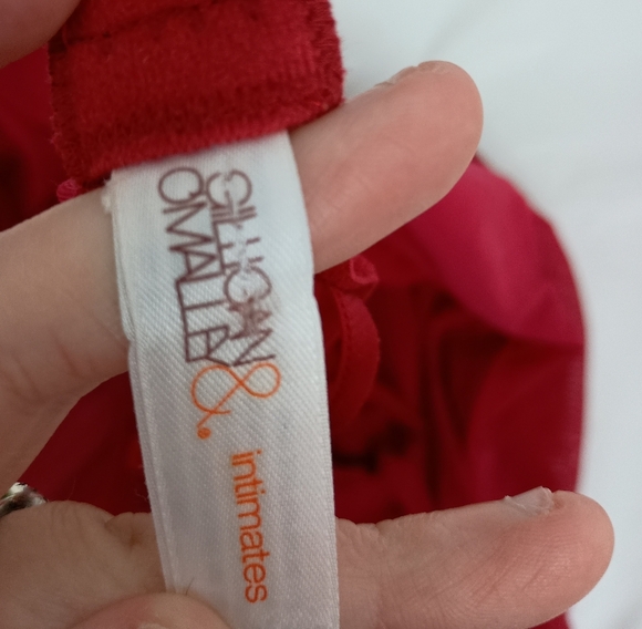 Elegant Red Lace Babydoll Lingerie (#1,382) - Picture 3 of 10